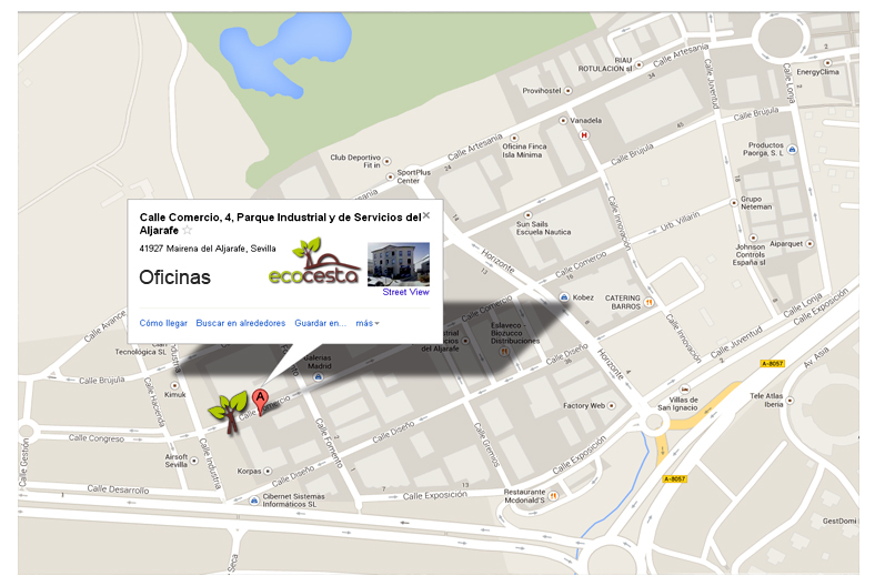 mapa localizacin oficinas ecocesta